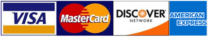 Credit Cards Accepted
